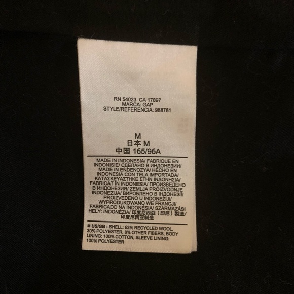 GAP Recycled Wool Grey Coat - Picture 11 of 11